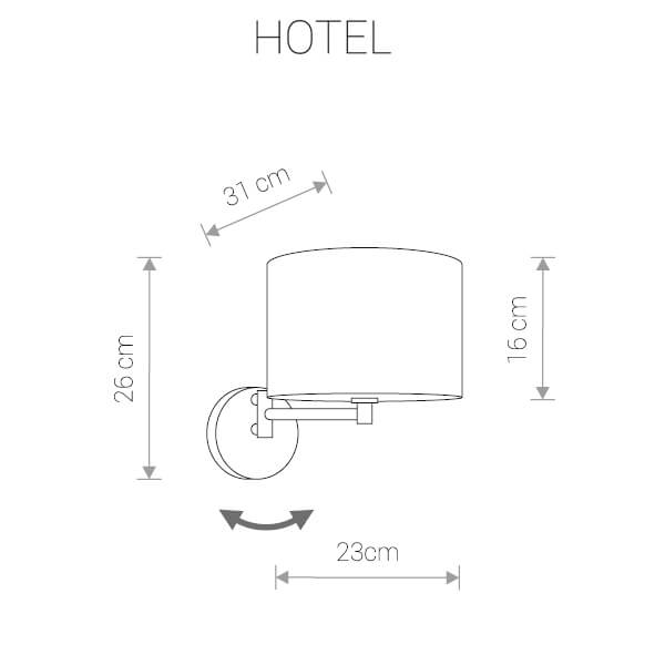 Бра Nowodvorski Hotel 9303 изображение 3 Бра Nowodvorski Hotel 9303 Фото № 3