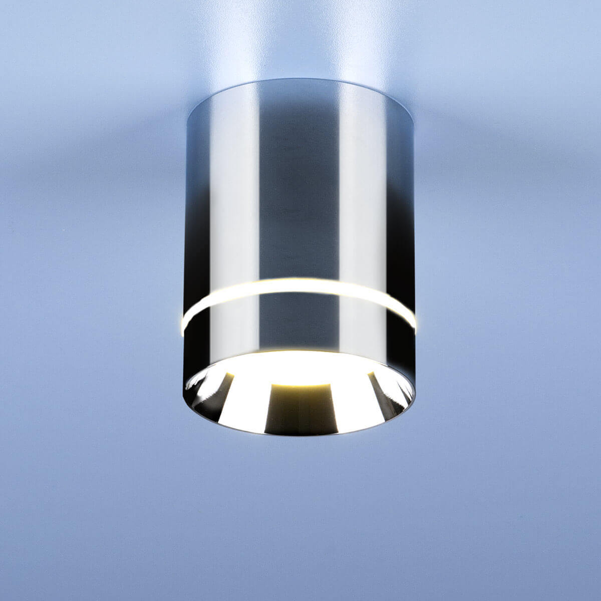 Потолочный светодиодный светильник Elektrostandard DLR021 9W 4200K хром ...