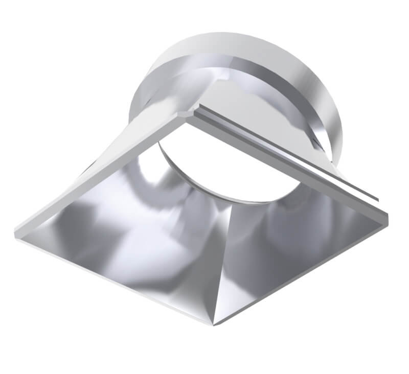 Рефлектор Ideal Lux Dynamic Reflector Square Slope Ch 221670 фото 