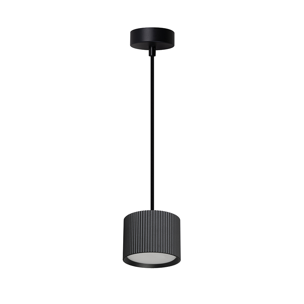 Светильник потолочный Feron Barrel HL4588 ARIA levitation 12W, 230V, GX53, черный, на подвесе 1,7 м