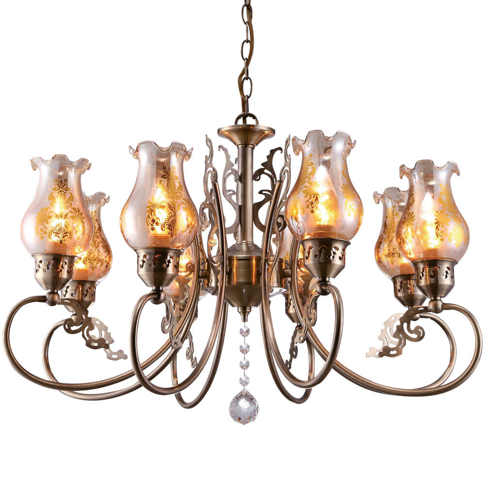 Подвесная люстра Arte Lamp Ballerina A9561LM-8AB ⚡ — купить с доставкой ...
