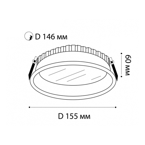 Встраиваемый светодиодный светильник Italline IT06-6013 black 4000K изображение 2 Встраиваемый светодиодный светильник Italline IT06-6013 black 4000K Фото № 2