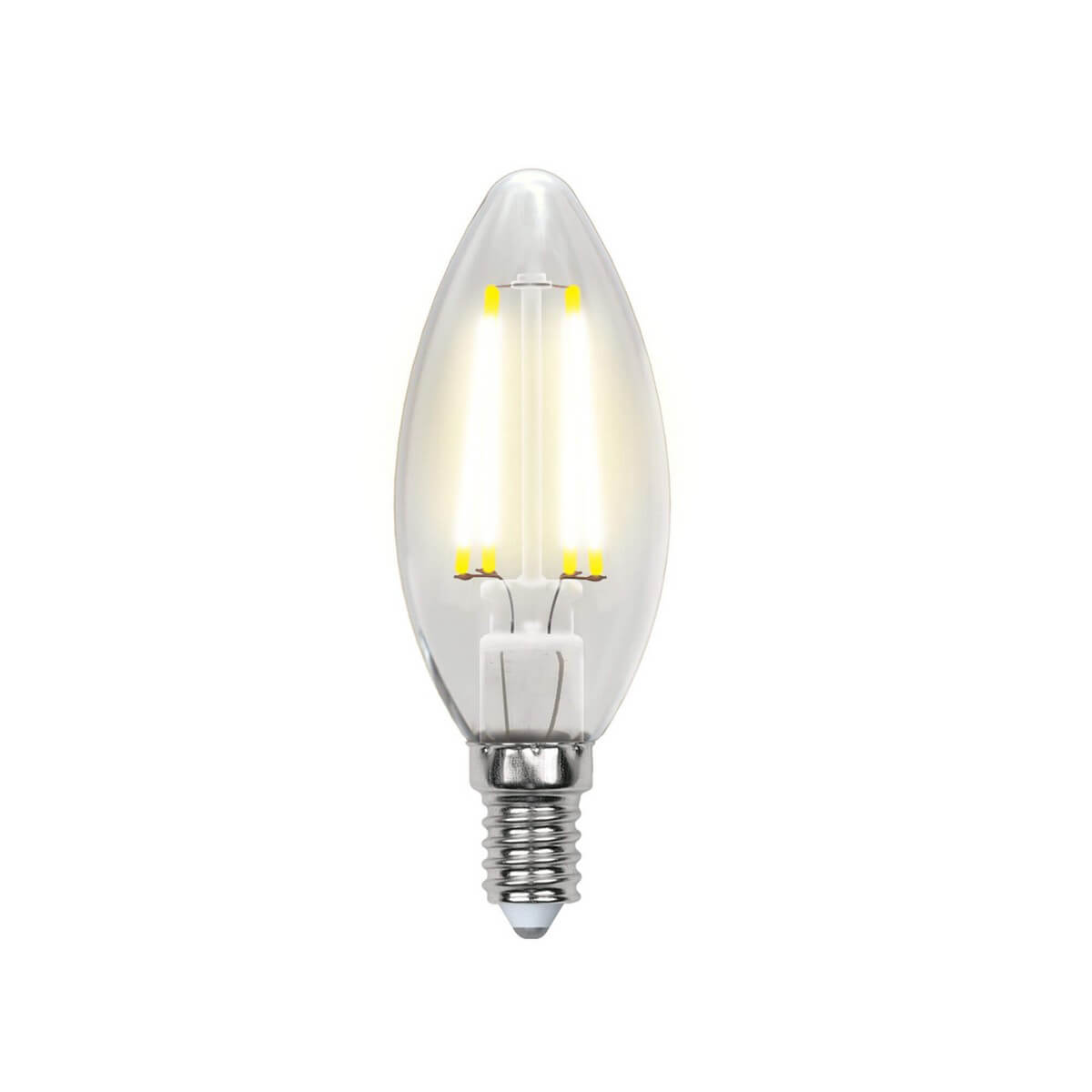 Лампа светодиодная филаментная  E14 6W 3000K прозрачная LED-C35-6W .