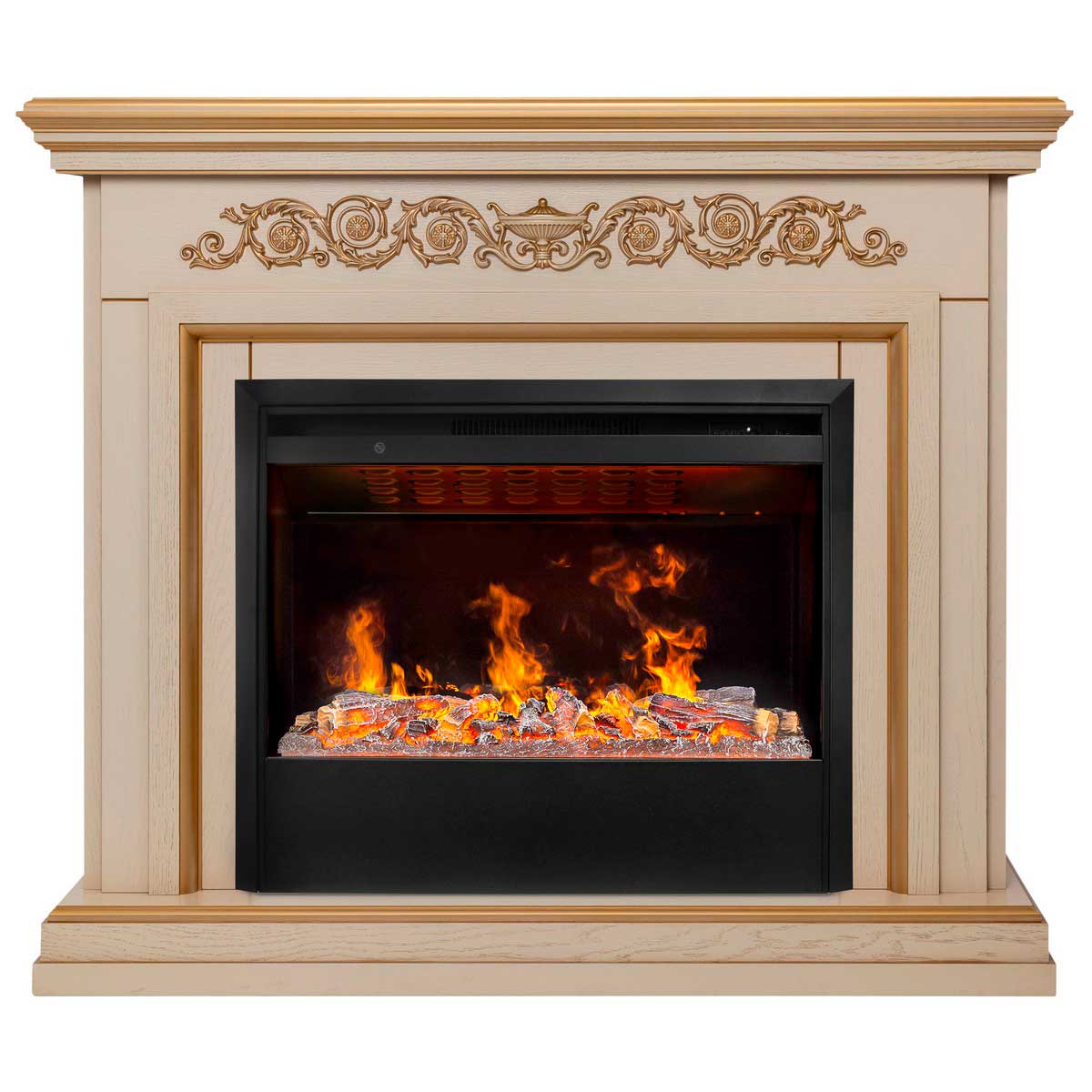 Электрокамин Realflame Leticia 26 WT-619G с очагом 3D Helios 26 SBG ...
