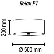 Потолочный светильник TopDecor Relax P1 10 06g 1