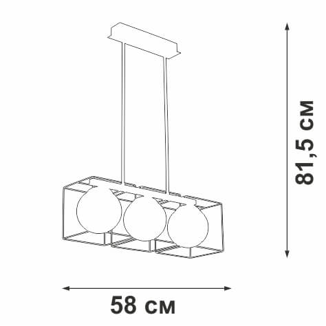 Подвесная люстра Vitaluce V4993-1/3PL изображение 4 Подвесная люстра Vitaluce V4993-1/3PL Фото № 4