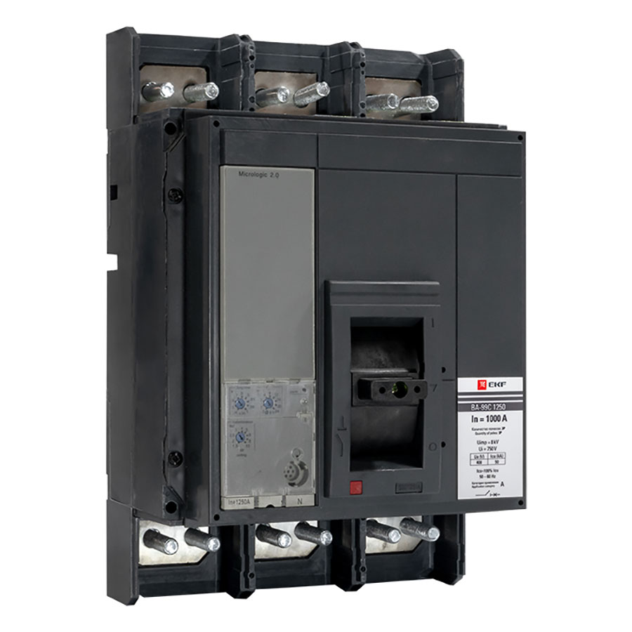 Выключатель автоматический ВА-99C Compact NS 1250/1000А 3P 50кА EKF ...