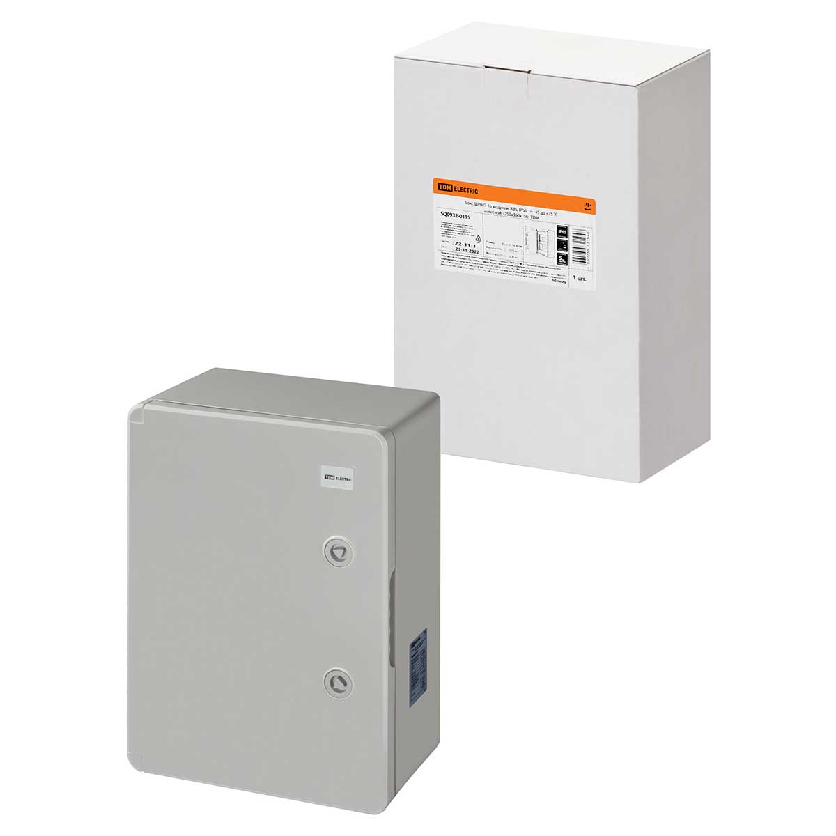 Бокс ЩРН-П-16 модулей, ABS, IP65, от -45 до 75 °С, навесной ...