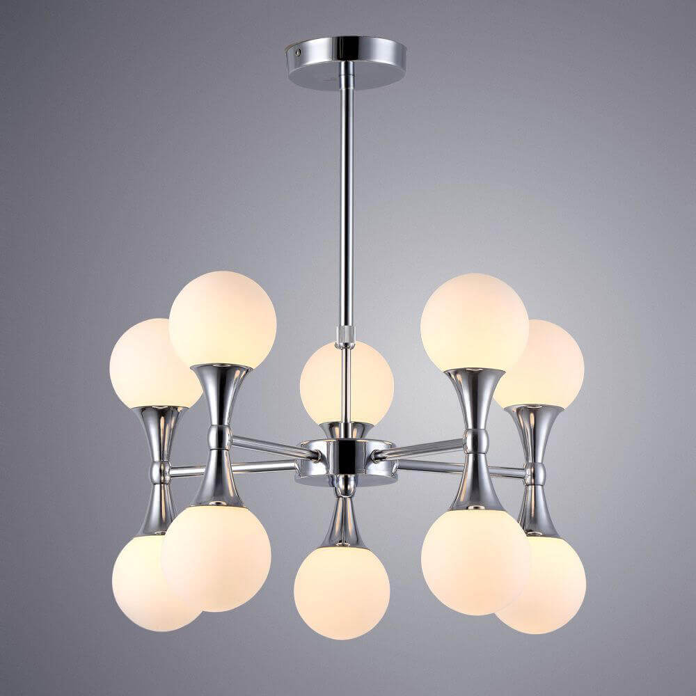 Подвесная люстра Arte Lamp A9162LM-10CC ⚡ — купить с доставкой по ...