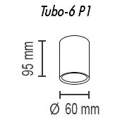Потолочный светильник TopDecor Tubo6 P1 23 1