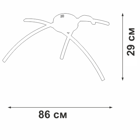 Люстра Vitaluce V25130DT-0/3PL изображение 2 Люстра Vitaluce V25130DT-0/3PL Фото № 2