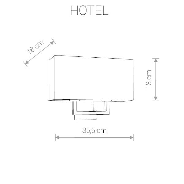 Бра Nowodvorski Hotel 9304 изображение 2 Бра Nowodvorski Hotel 9304 Фото № 2