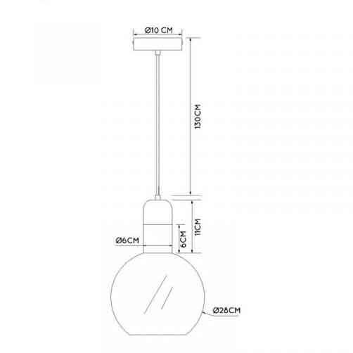 Подвесной светильник Lucide Julius 34438/28/65 изображение 2 Подвесной светильник Lucide Julius 34438/28/65 Фото № 2