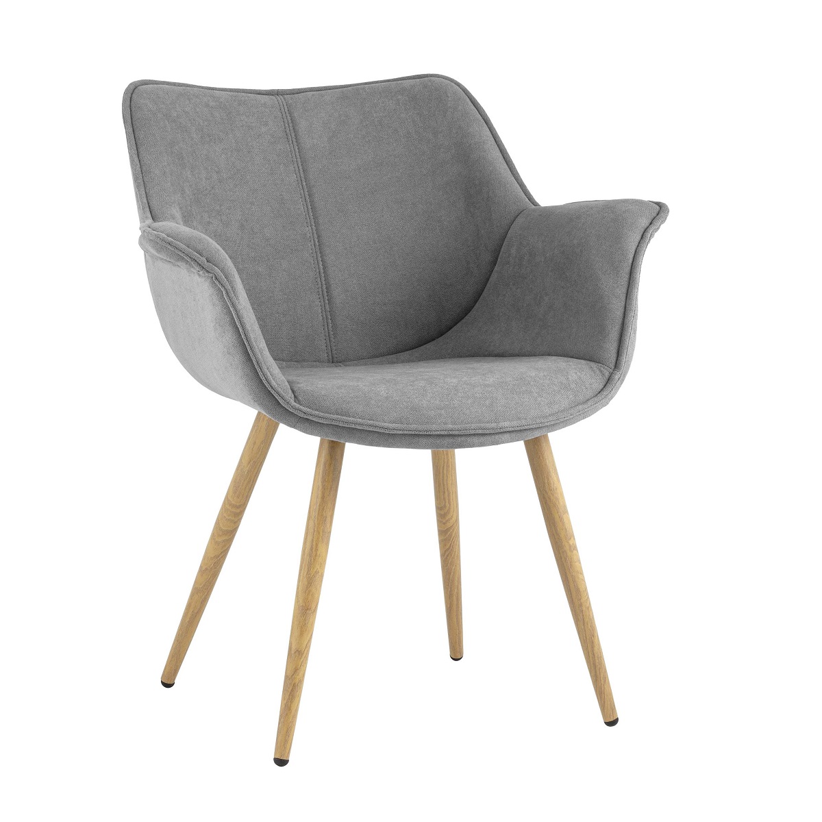 Кухонный стул Stool Group Джулиан серый c подлокотниками DC-1501 XH080 ...