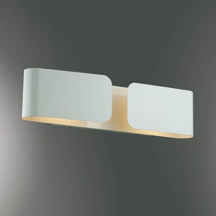 Настенный светильник Ideal Lux Clip AP2 Small Bianco 014166 изображение 2 Настенный светильник Ideal Lux Clip AP2 Small Bianco 014166 Фото № 2