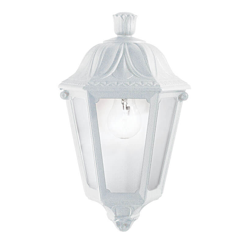 Уличный настенный светильник Ideal Lux Anna AP1 Small Bianco 120430