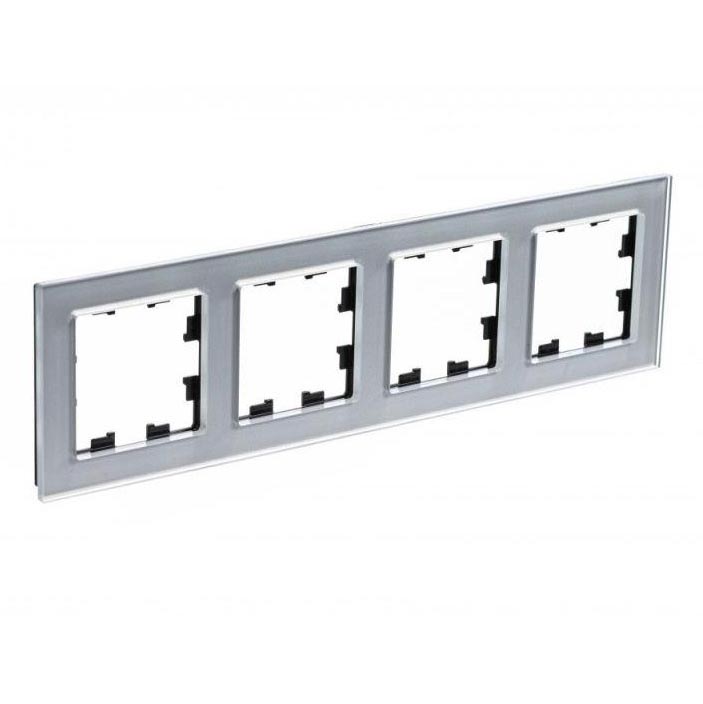 Рамка 4-постовая Systeme Electric AtlasDesign Nature алюминий ATN320304 ...