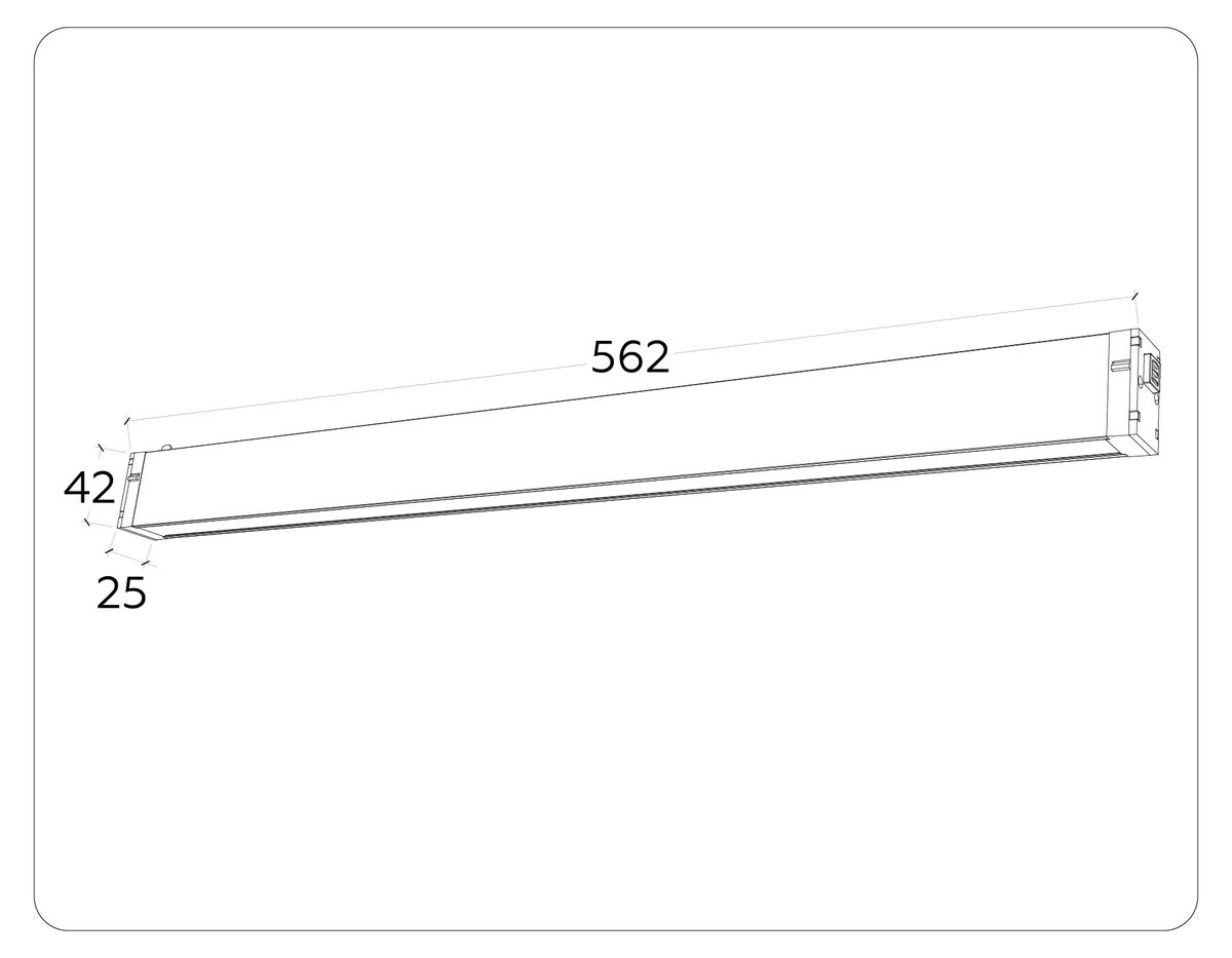 Трековый светодиодный светильник Ambrella Light Track System