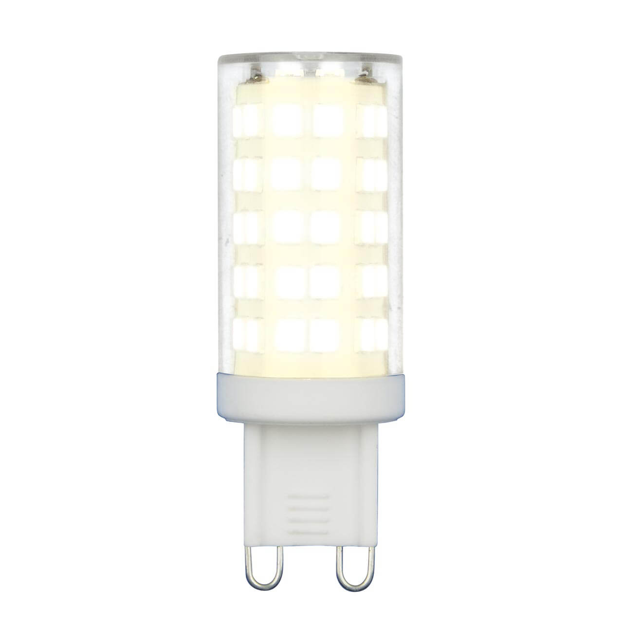 Лампа светодиодная Uniel G9 9W 3000K прозрачная LED-JCD-9W/3000K/G9/CL .