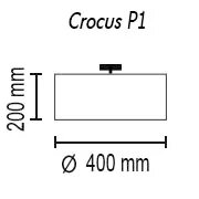 Потолочный светильник TopDecor Crocus Glade P1 01 05g 1