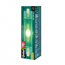 Лампа металлогалогеновая Uniel R7s 70W прозрачная MH-DE-70/GREEN/R7s 04848