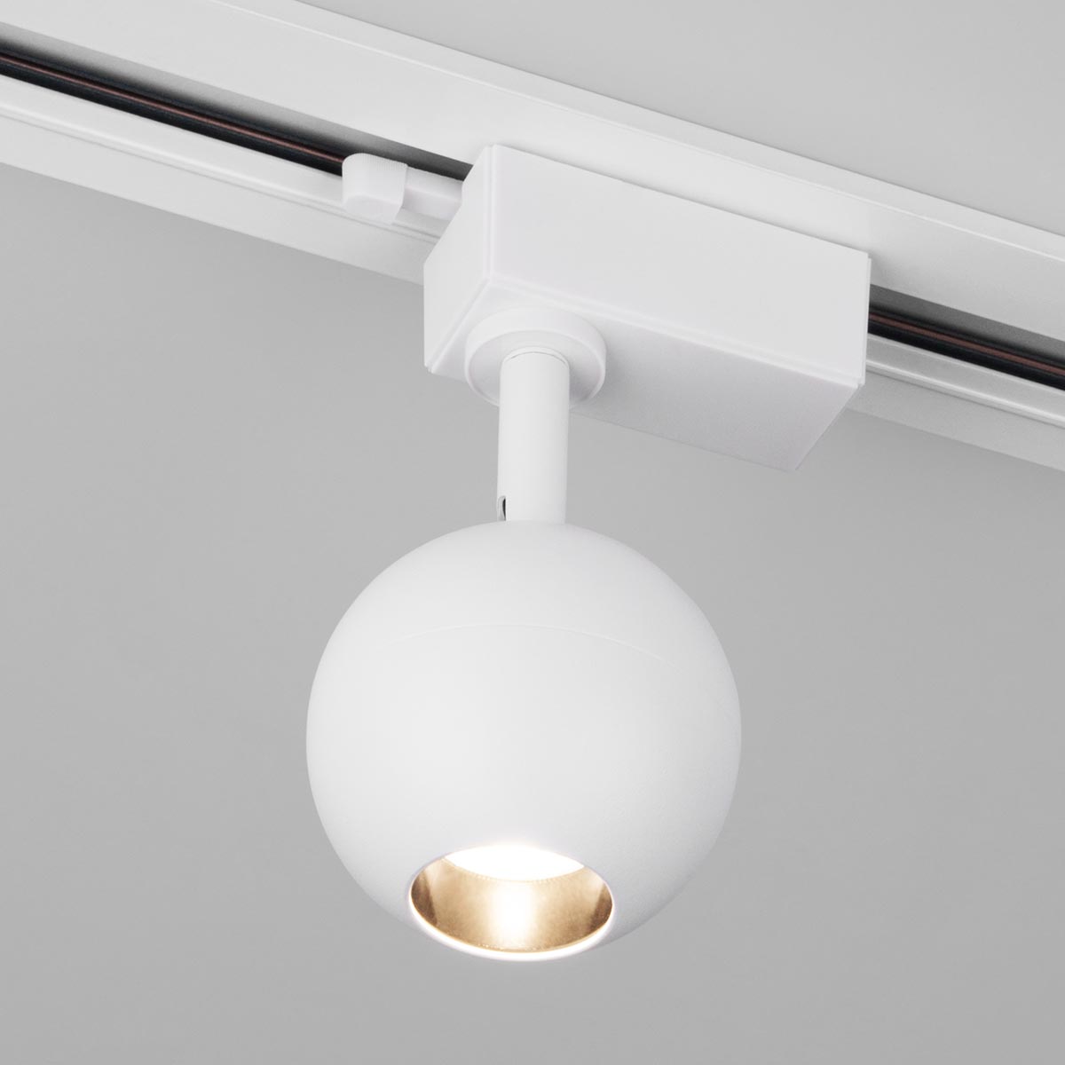 Трековый светодиодный светильник Elektrostandard Ball белый 12W 4200K ...