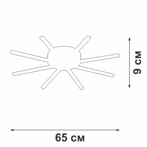 Потолочный светодиодный светильник Vitaluce V4679-0/8PL изображение 4 Потолочный светодиодный светильник Vitaluce V4679-0/8PL Фото № 4