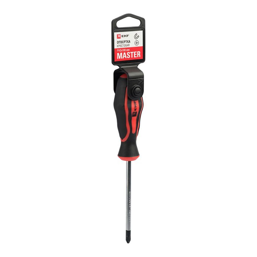 Отвертка Master PH2x100 мм EKF Basic ph-2-100-mas ⚡ - купить с ...