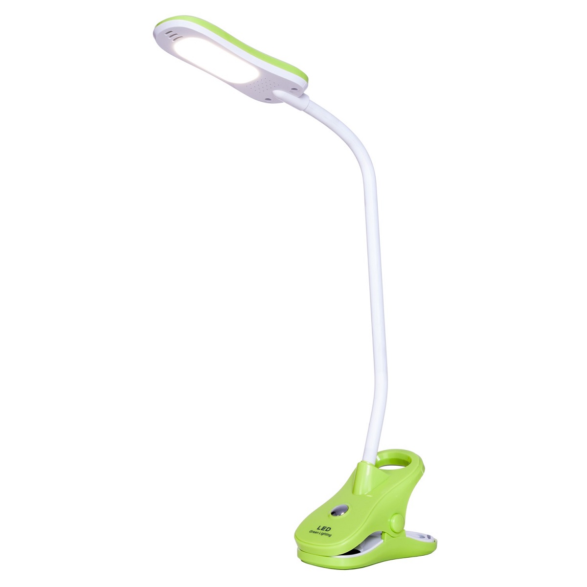 Настольная светодиодная лампа на прищепке Gerhort BL1238 GREEN ⚡ ...