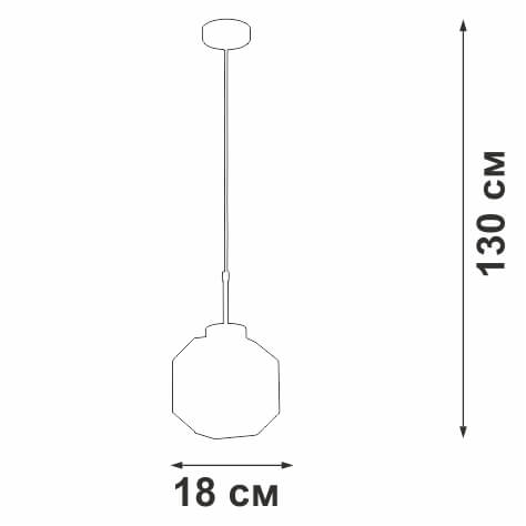 Подвесной светильник Vitaluce V2978-1/1S изображение 4 Подвесной светильник Vitaluce V2978-1/1S Фото № 4