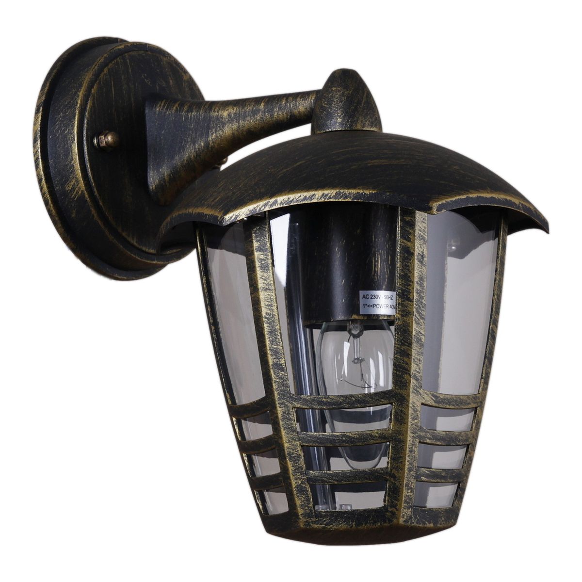 Уличный настенный светильник Reluce 08303-9 2-001SJ Top mount BKG ⚡ ...