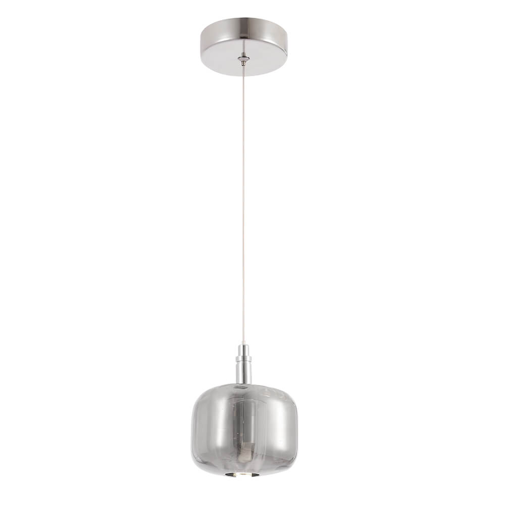 Подвесной светильник Crystal Lux Box SP1 Chrome/Smoke ⚡ — купить с ...
