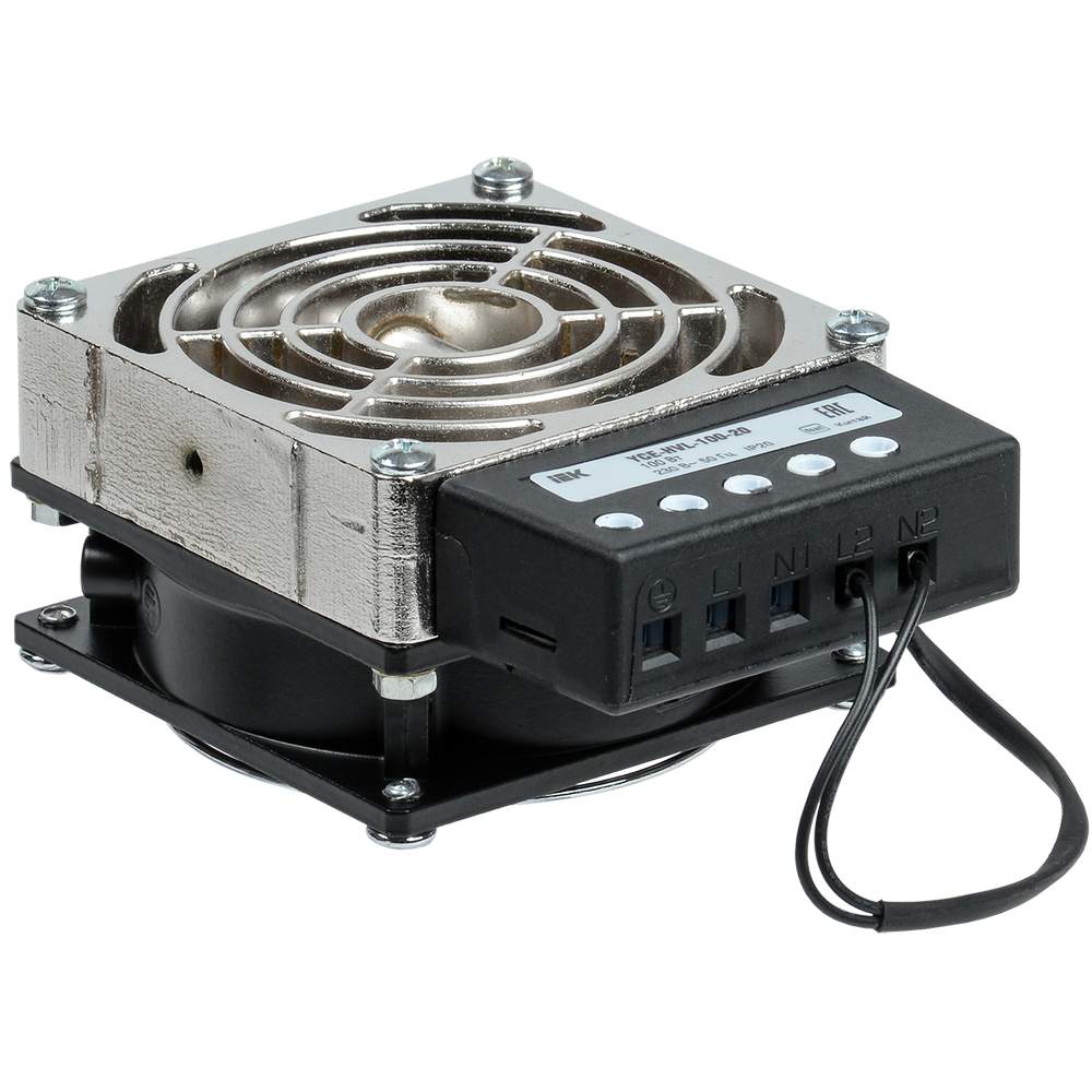 Обогреватель встроенный вентилятор 300Вт IP20 IEK YCE-HVL-300-20 ⚡ ...
