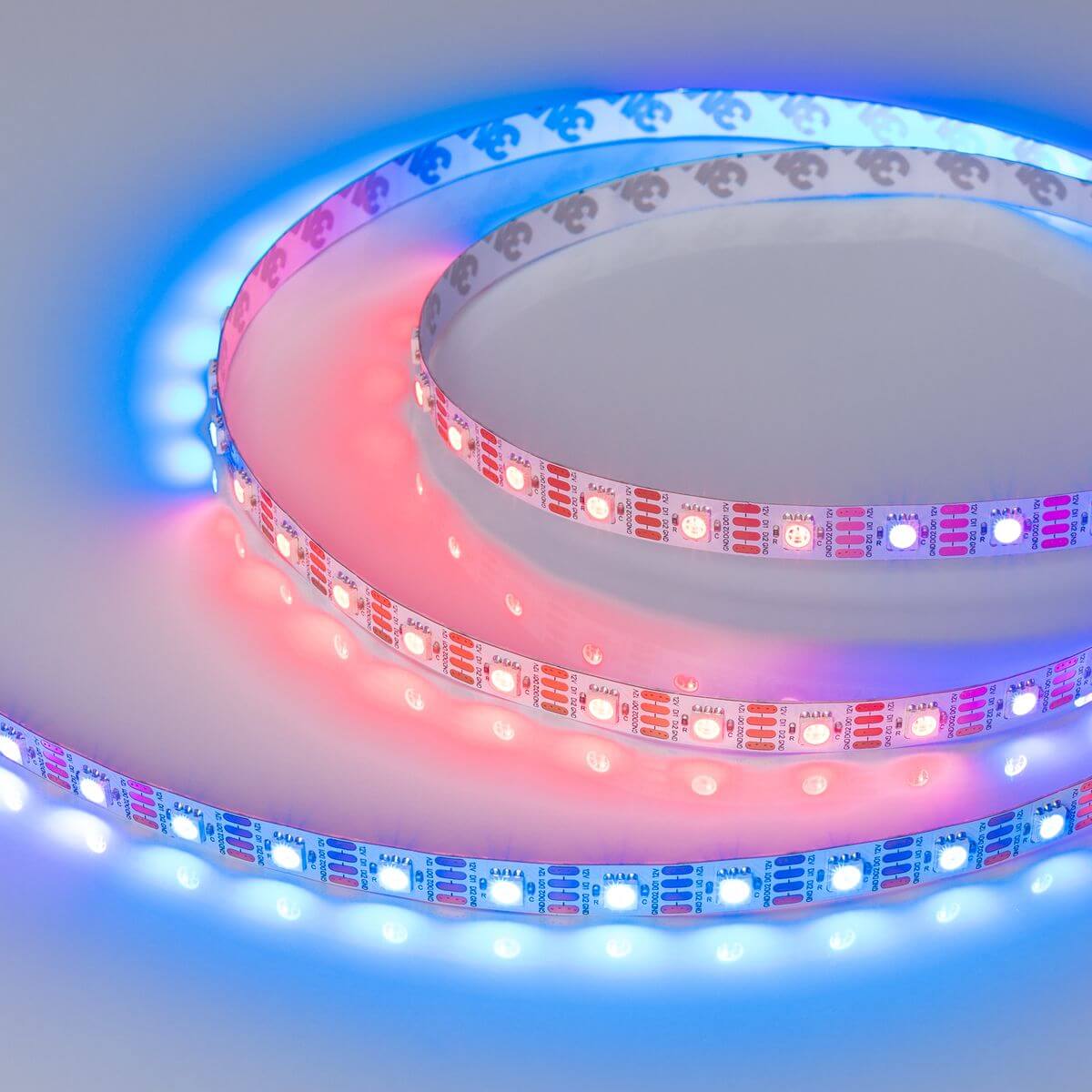 Светодиодная лента Arlight 9,3W/m 60LED/m 5060SMD разноцветная 5M SPI ...
