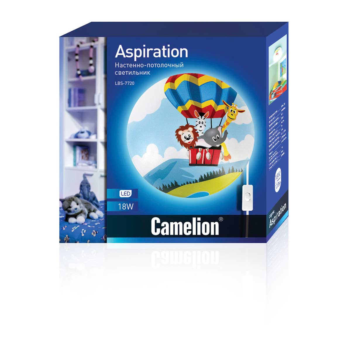 Настенно-потолочный светильник Camelion LBS-7720 13989 ⚡ — купить с ...