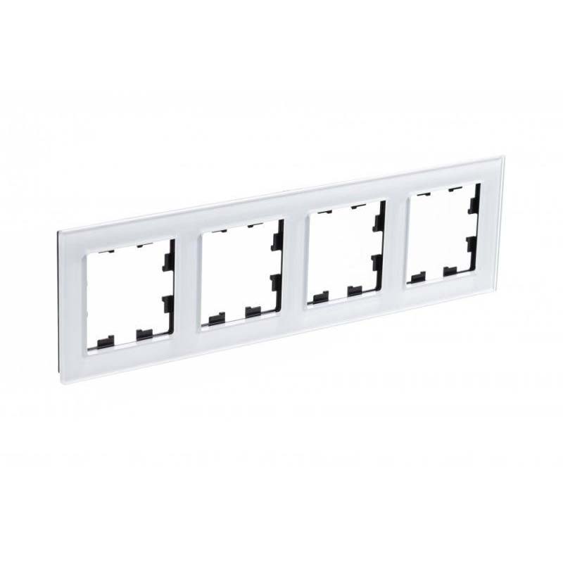 Рамка 4-постовая Systeme Electric AtlasDesign Nature белая ATN320104 ⚡ ...