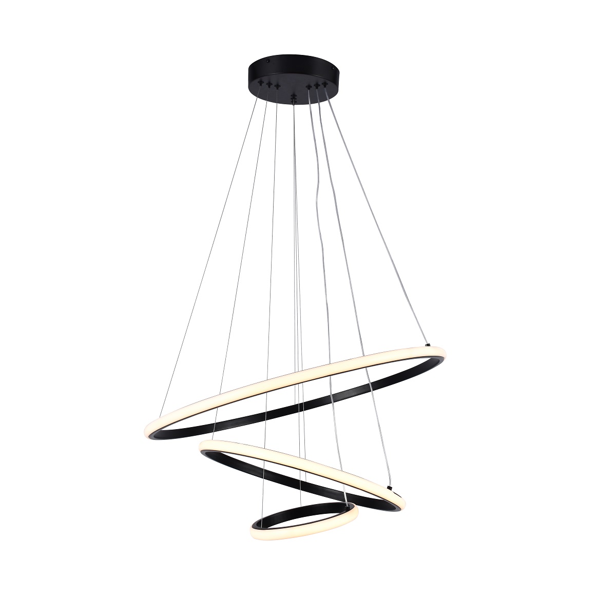 Подвесная светодиодная люстра Toplight Charissa TL1630H-LEBK ⚡ — купить ...
