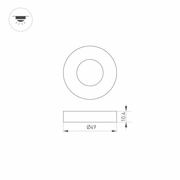 Накладка Arlight ART-Deck-Cap-Roll-R50 024930 изображение 2 Накладка Arlight ART-Deck-Cap-Roll-R50 024930 Фото № 2