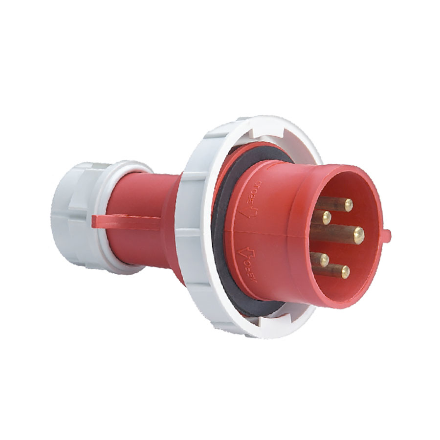 Вилка переносная 0252 3Р РЕ N 32А 380В IP67 EKF PROxima ps-0252-32-380 ...