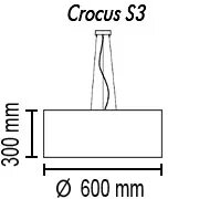 Подвесной светильник TopDecor Crocus Glade S3 01 329g 1
