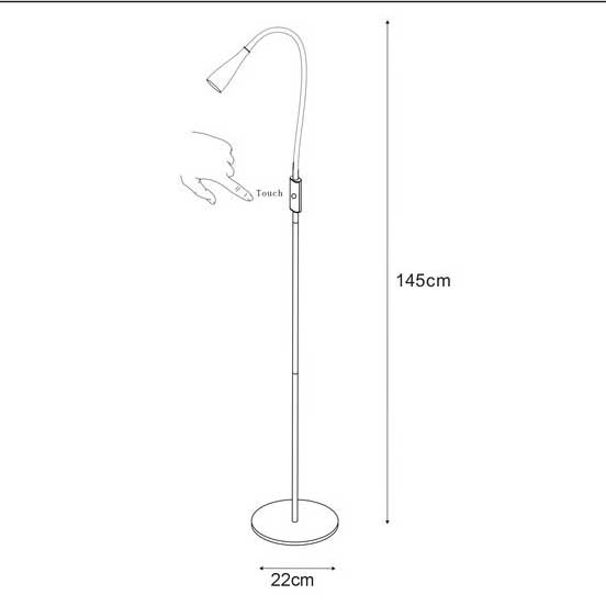 Торшер Lucide Zozy 18756/03/30 изображение 2 Торшер Lucide Zozy 18756/03/30 Фото № 2