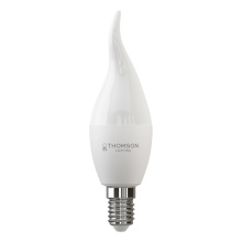 Лампа светодиодная Thomson E14 10W 3000K свеча на ветру матовая TH-B2029