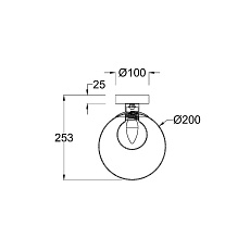 Настенный светильник Maytoni Basic form MOD521WL-01G3 5