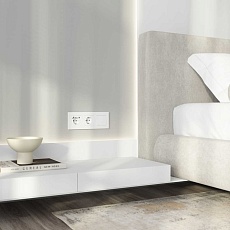 Розетка с заземлением, шторками и USB тип A+C Werkel белый матовый W1171761 4690389213267 4