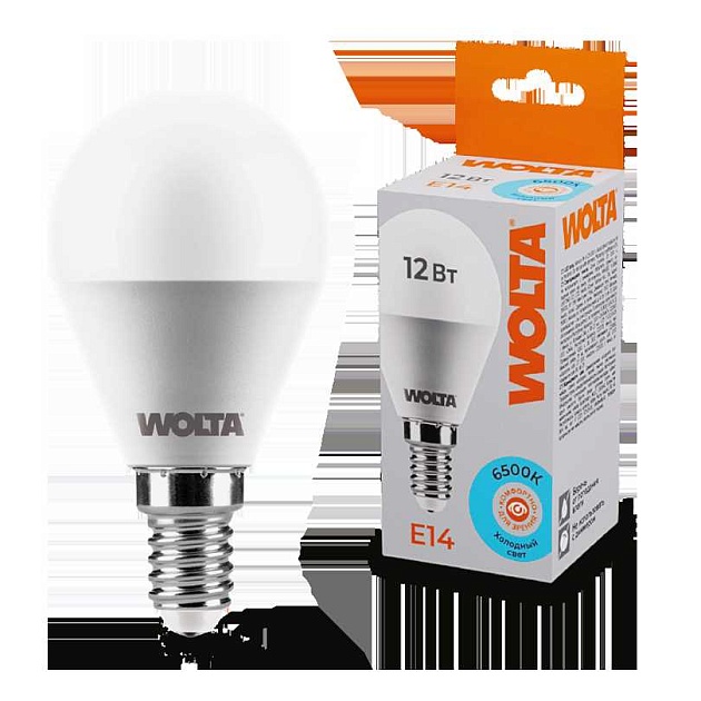 Светодиодная лампа WOLTA 25W45GL12E14 изображение 1 Светодиодная лампа WOLTA 25W45GL12E14 Фото № 1