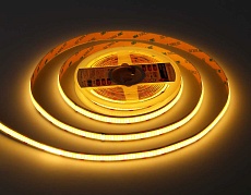Светодиодная лента Ambrella Light GS4801 COB 616Led/19W m/ 24V IP20 3000K/ 5m*12mm*2mm (2 конт.) GS4801 1