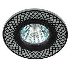 Точечный светильник ЭРА с подсветкой DK LD42 WH/BK Б0037381