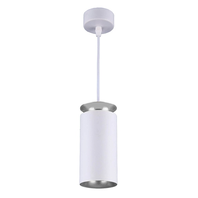 Подвесной светодиодный светильник Elektrostandard DLS021 9+4W 4200К белый матовый/серебро a045502 фото 