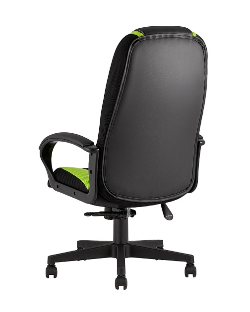 Игровое кресло TopChairs ST-Cyber 9 Green ткань/экокожа черный/зеленый ST-Cyber 9 GREEN Фото № 6
