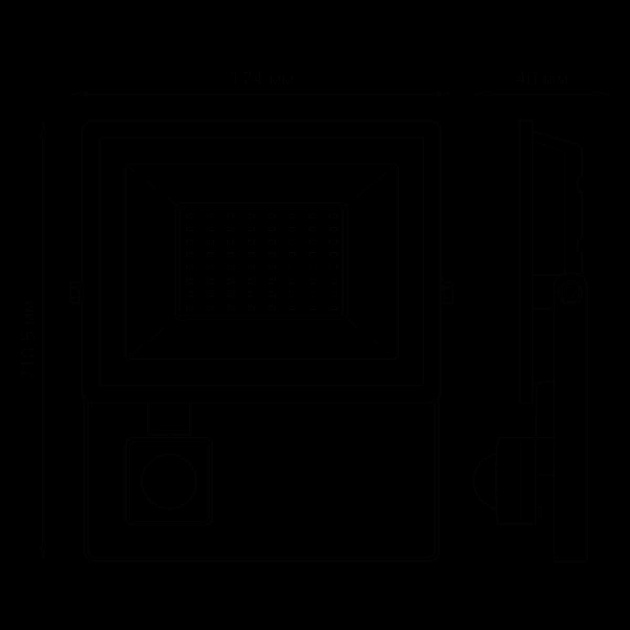 Прожектор светодиодный Gauss Elementary 50W 6500К 628511350 Фото № 5